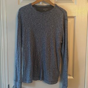 Banana Republic Blue and Gray Knit Sweater